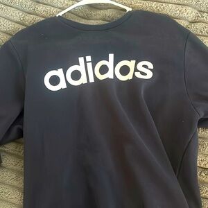 Navy blue adidas sweatshirt